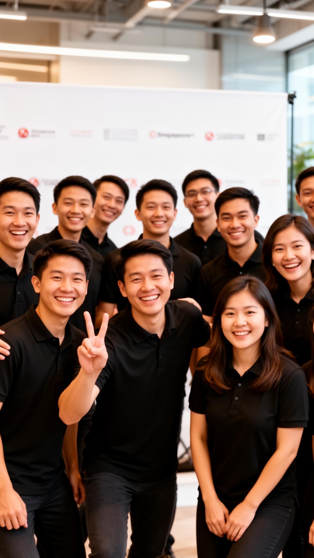 24owlsGroup Pte Ltd team at a Singapore event and digital marketing project